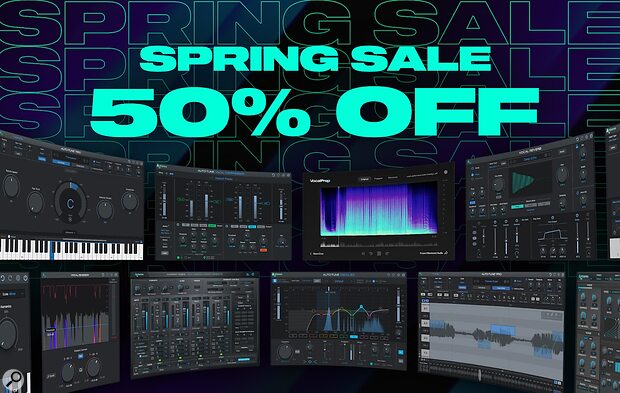 Antares Auto-Tune Spring Sale 2025 vocal tuning pitch-correction clean up restoration plug-ins