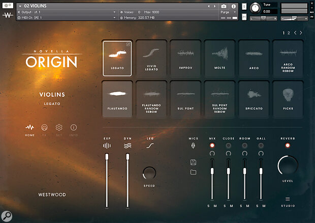Westwood Instruments Novella Origin & Novella Blackwater