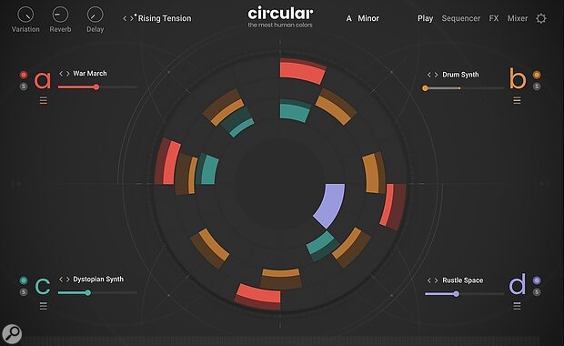 Native Instruments Circular polyphonic step sequencer virtual instrument cinematic sound design