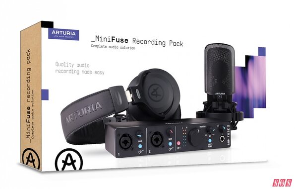 MiniFuse Recording Pack from Arturia