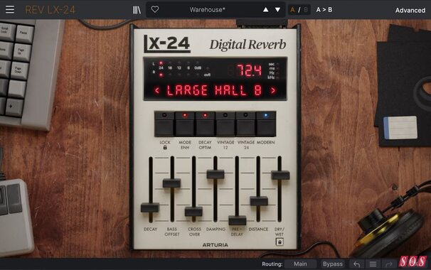 Arturia launch Rev LX-24 reverb plug-in