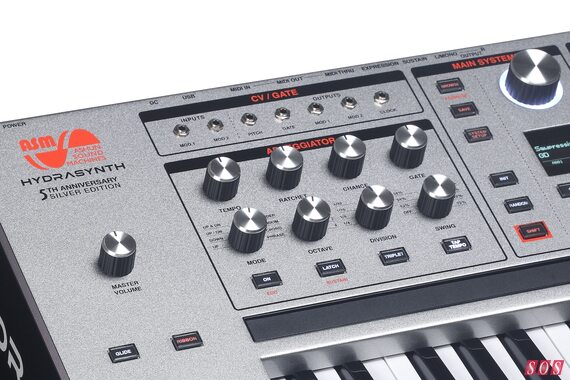 ASM reveal HydraSynth Silver Edition
