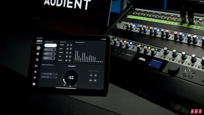 Audient launch ORIA iPad Remote & Dante Card