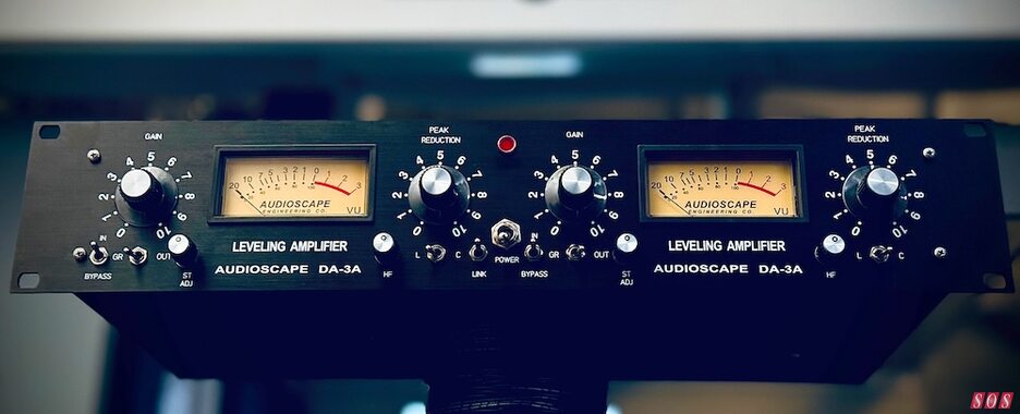 AudioScape DA-3A outboard compressor limiter Teletronix LA-3A replica clone