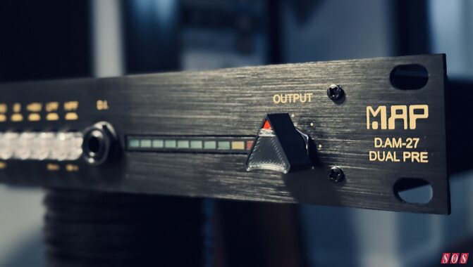AudioScape’s new MAP D.AM-27 dual preamp