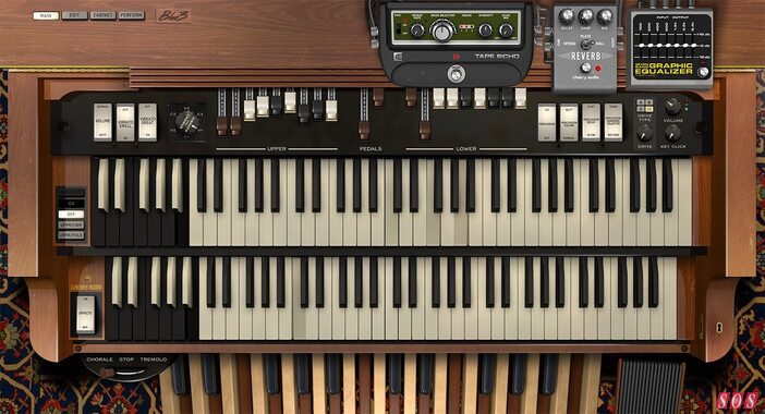 Cherry Audio release Blue3 tonewheel organ