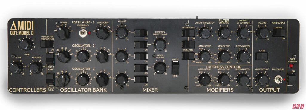 Delta-MIDI Minimoog controller Kickstarter