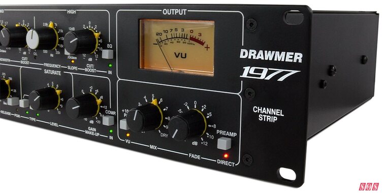 Drawmer launch 1977 channel strip