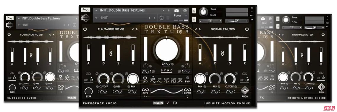 Emergence Audio unveil Double Bass Textures