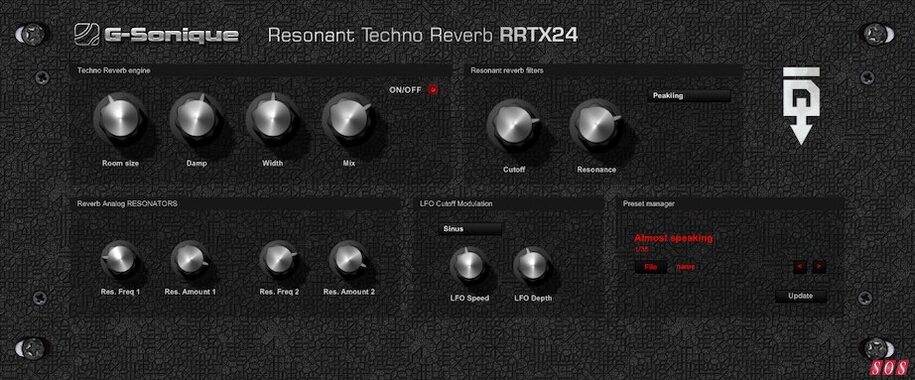 G-Sonique announce RRTX24 plug-in