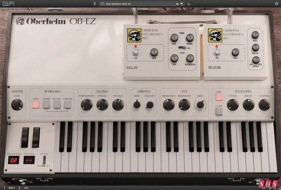 GForce reveal Oberheim OB-EZ