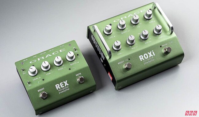 Grace Design introduce Rex & Roxi preamp pedals