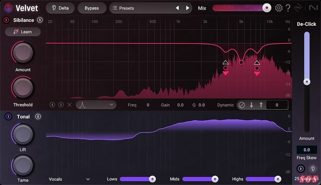 iZotope unveil Velvet smart de-esser