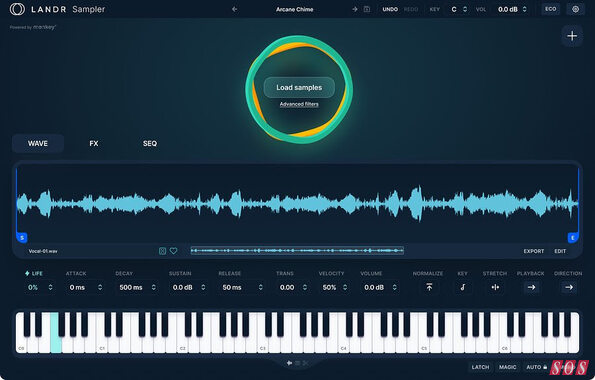 LANDR Sampler plug-in released LANDR Sampler plug-in released