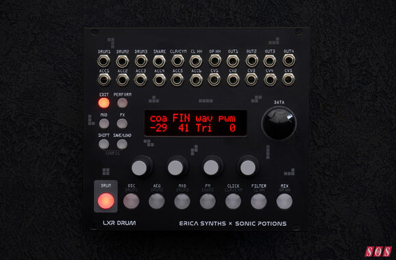 Erica Synths release LXR Eurorack Drum Module