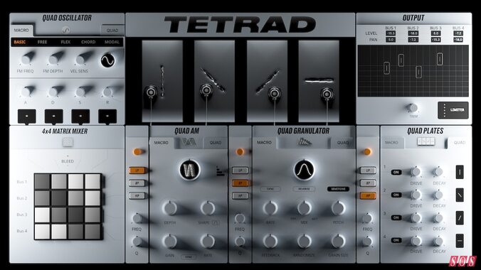 Physical Audio introduce Tetrad