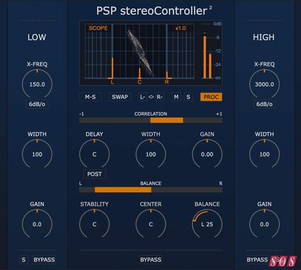 PSP stereoController2 from PSP Audioware