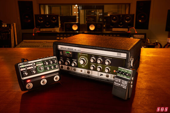 Two new Space Echo pedals from Boss