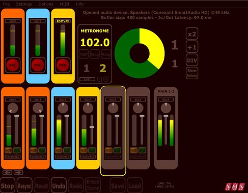 Repetito 3: Multi-channel live loop software