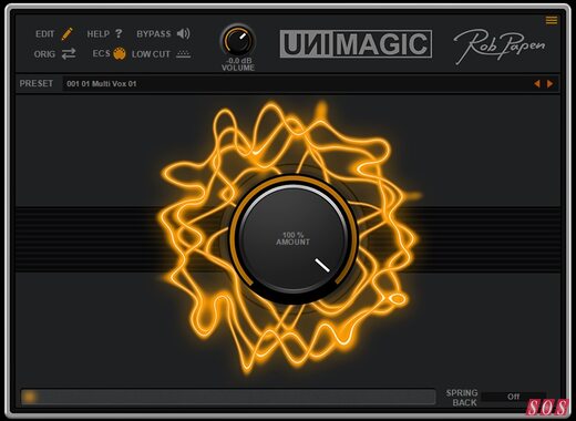 UniMagic effects plug-in from Rob Papen UniMagic effects plug-in from Rob Papen