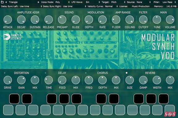 SampleScience’s free Modular Synth VCO instrument SampleScience’s free Modular Synth VCO instrument
