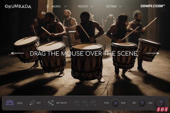 Sampleson reveal Drumbada virtual instrument