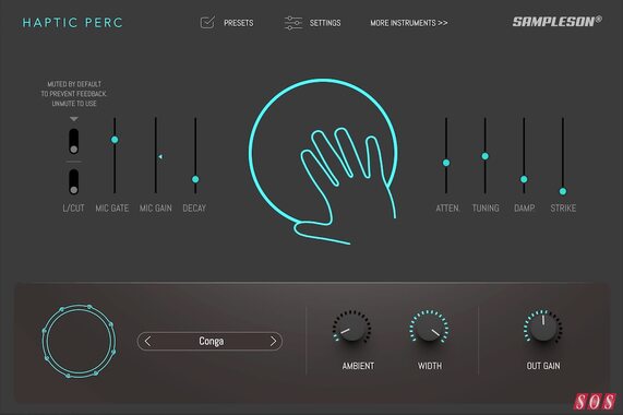 Sampleson release Haptic Perc