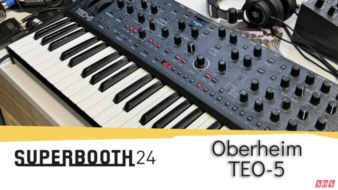 SUPERBOOTH24: Oberheim TEO-5