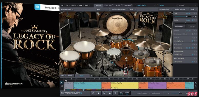 Toontrack Legacy Of Rock SDX