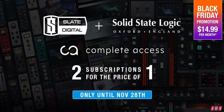 SSL & Slate Digital’s combined subscription offer