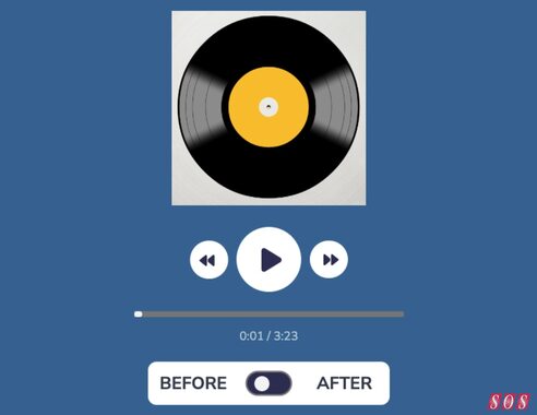 SoundToggle online audio player website a/b mix comparison tool
