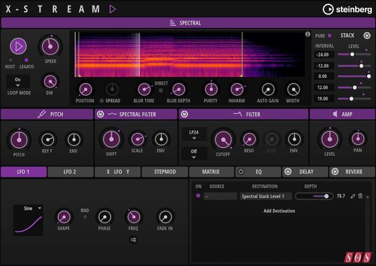 Steinberg release free X-Stream soft synth