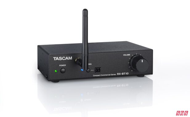 Tascam introduce RX-BT10 Bluetooth receiver