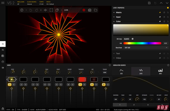 Imaginando launch VS 2 visual synthesizer