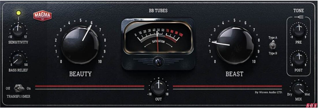 Waves BB-Tubes saturation plug-in