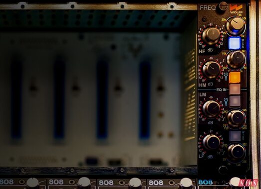 Wolff Audio FREQ 500-series proportional Q EQ analogue outboard hardware