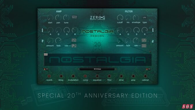 Zero G Nostalgia Reborn Kontakt synth sample library virtual instrument