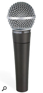 The SM58 is better known as a vocal, guitar and snare mic than anything else — but can it be pressed into service as a kick-drum mic?