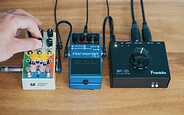 Franklin Audio MP-10 microphone through guitar pedals amp